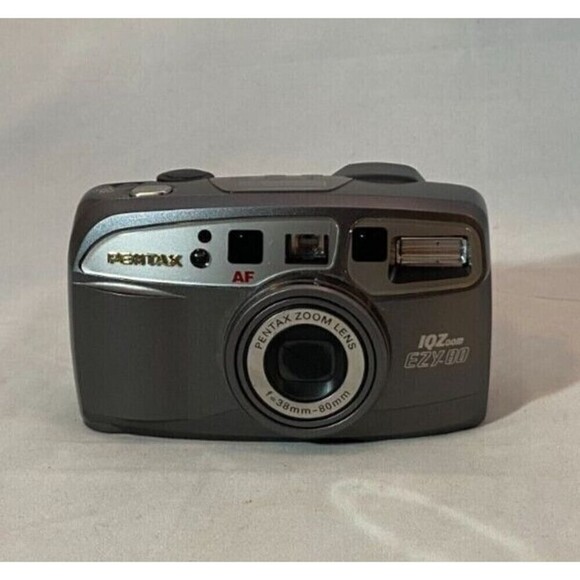 Pentax IQZoom EZY-80 35mm Point & Shoot Film Camera, 38mm - 80mm Zoom, Flash
